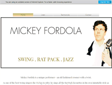 Tablet Screenshot of mickeyfordola.co.uk
